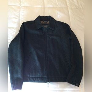 Abercrombie/men’s coat size M charcoal gray